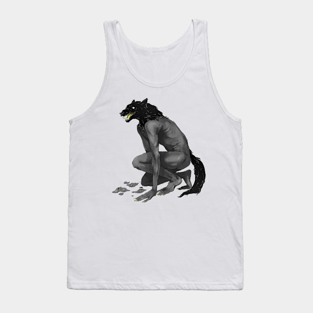 Wolf Tank Top by KarinaReh